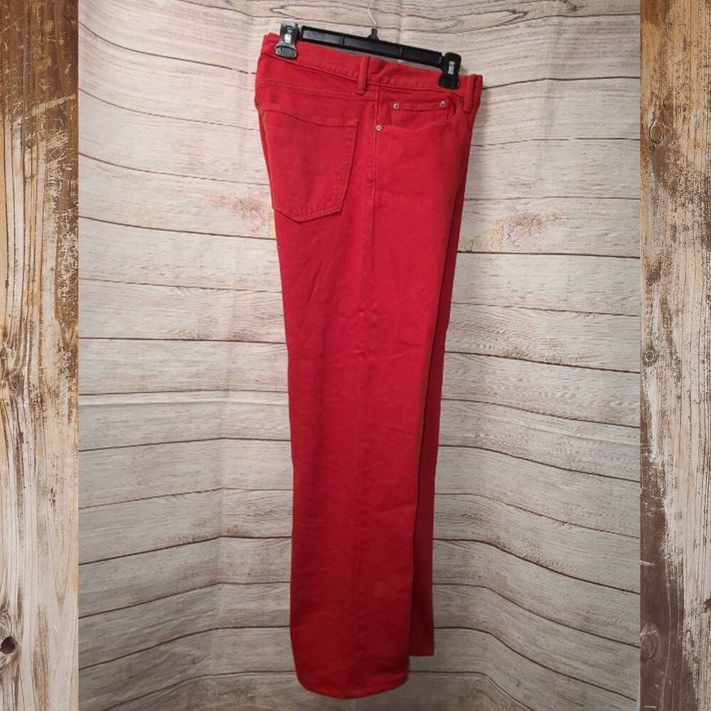 Banana Republic Men Vintage Straight Tailored Jean - Red - 2013 - Size 36x32